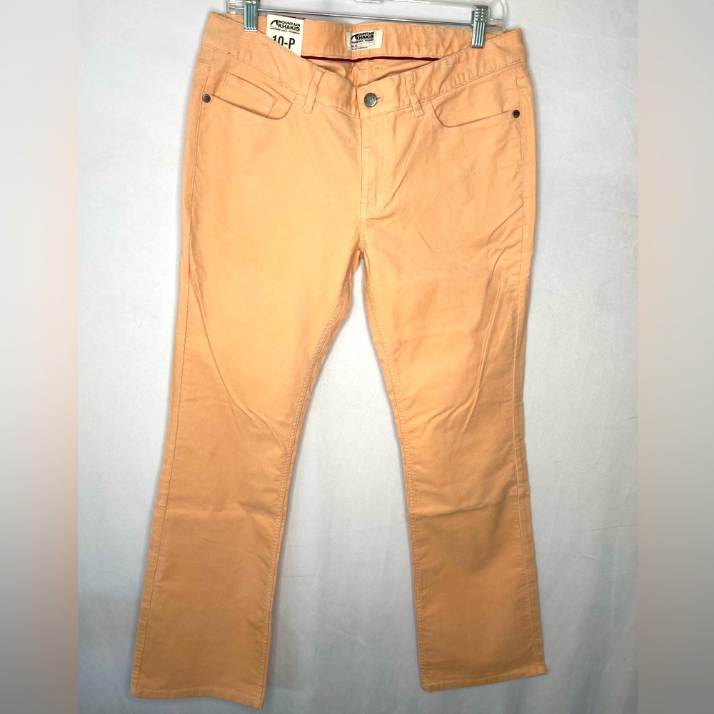 New Mountain Khakis Canyon Cord Skinny Pant Slim Fit, Pink Champagne Women's 10P